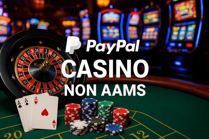 &nbsp;Casino online non AAMS con PayPal, slot machine e roulette